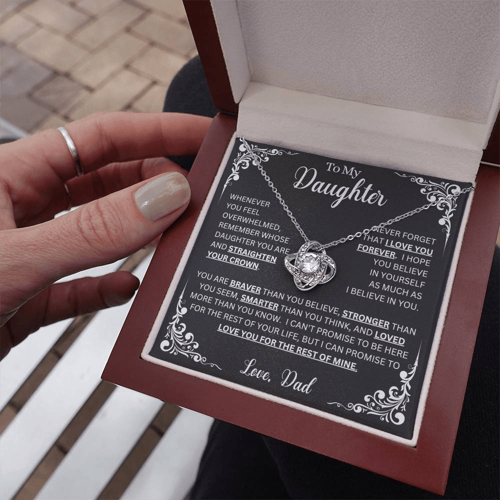 Crown of Confidence: Necklace Gift Set for Daughter