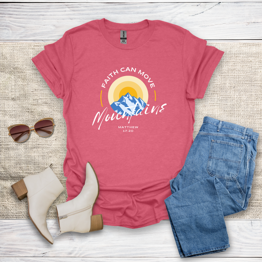 Faith Can Move Mountains Unisex Softstyle T-Shirt - SST305V1
