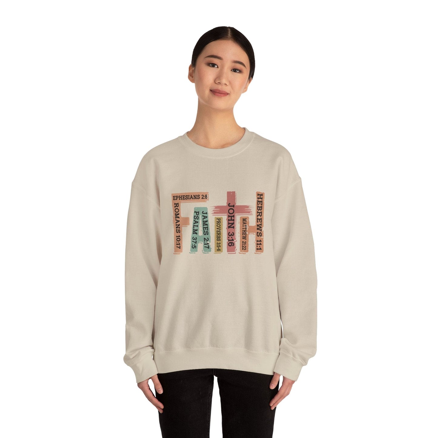 Faith Heavy Blend™ Crewneck Sweatshirt