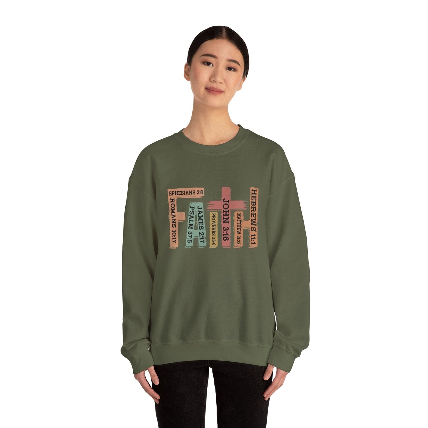 Faith Heavy Blend™ Crewneck Sweatshirt