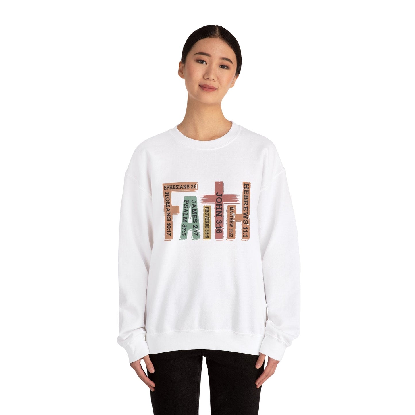 Faith Heavy Blend™ Crewneck Sweatshirt