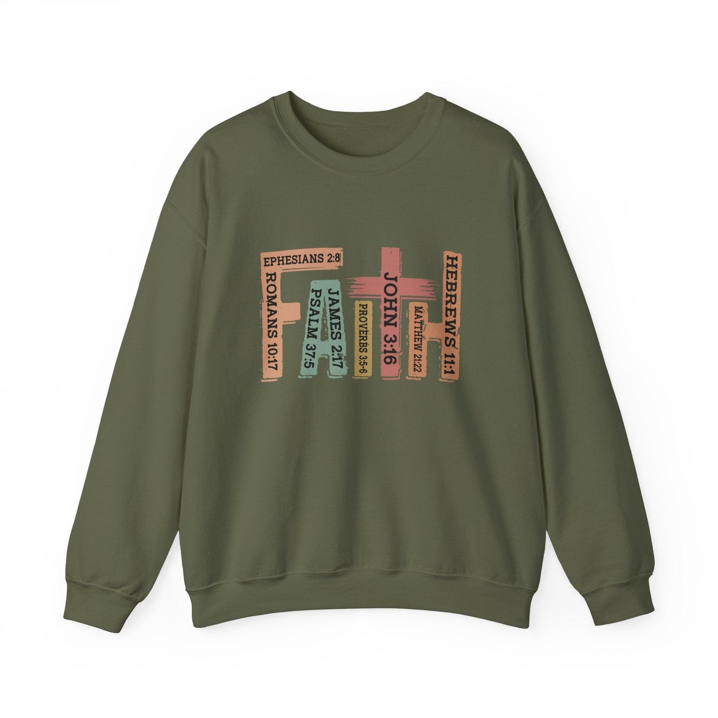 Faith Heavy Blend™ Crewneck Sweatshirt