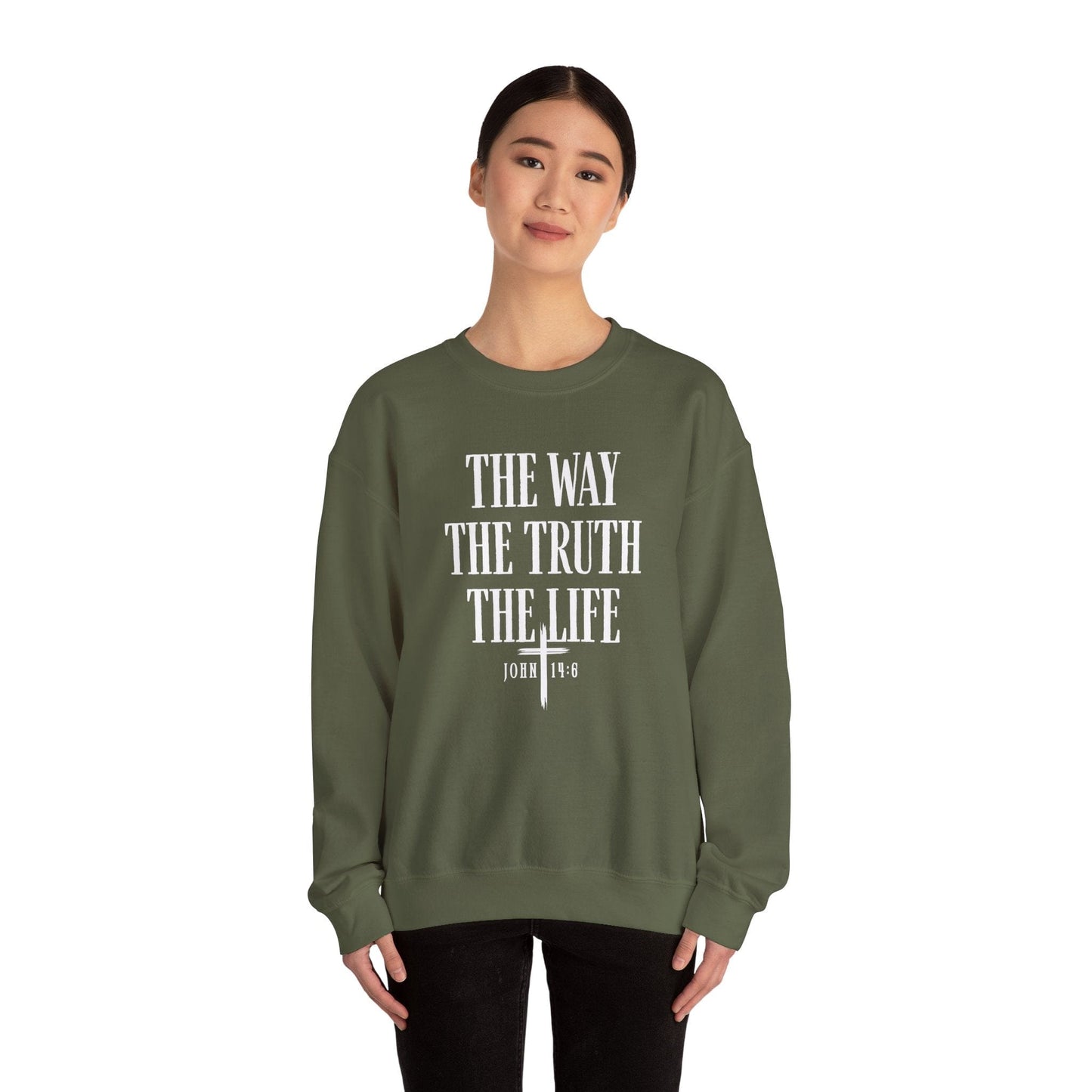 The Way The Truth The Life™ Crewneck Sweatshirt 1001