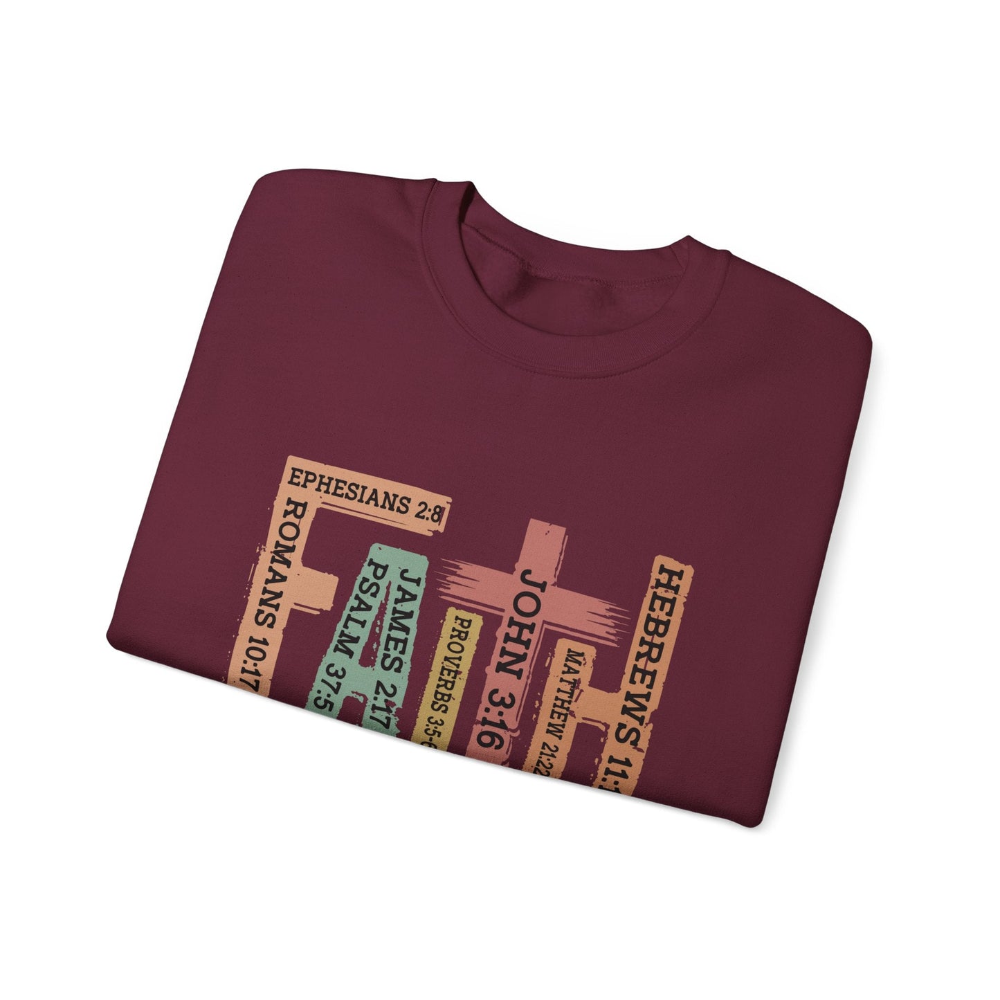 Faith Heavy Blend™ Crewneck Sweatshirt
