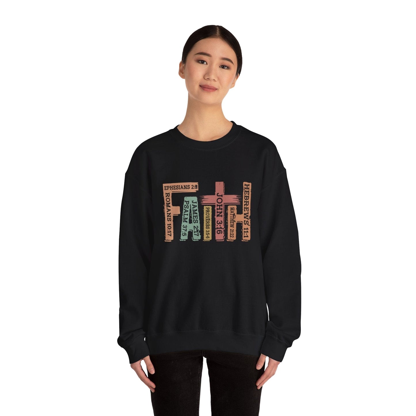 Faith Heavy Blend™ Crewneck Sweatshirt