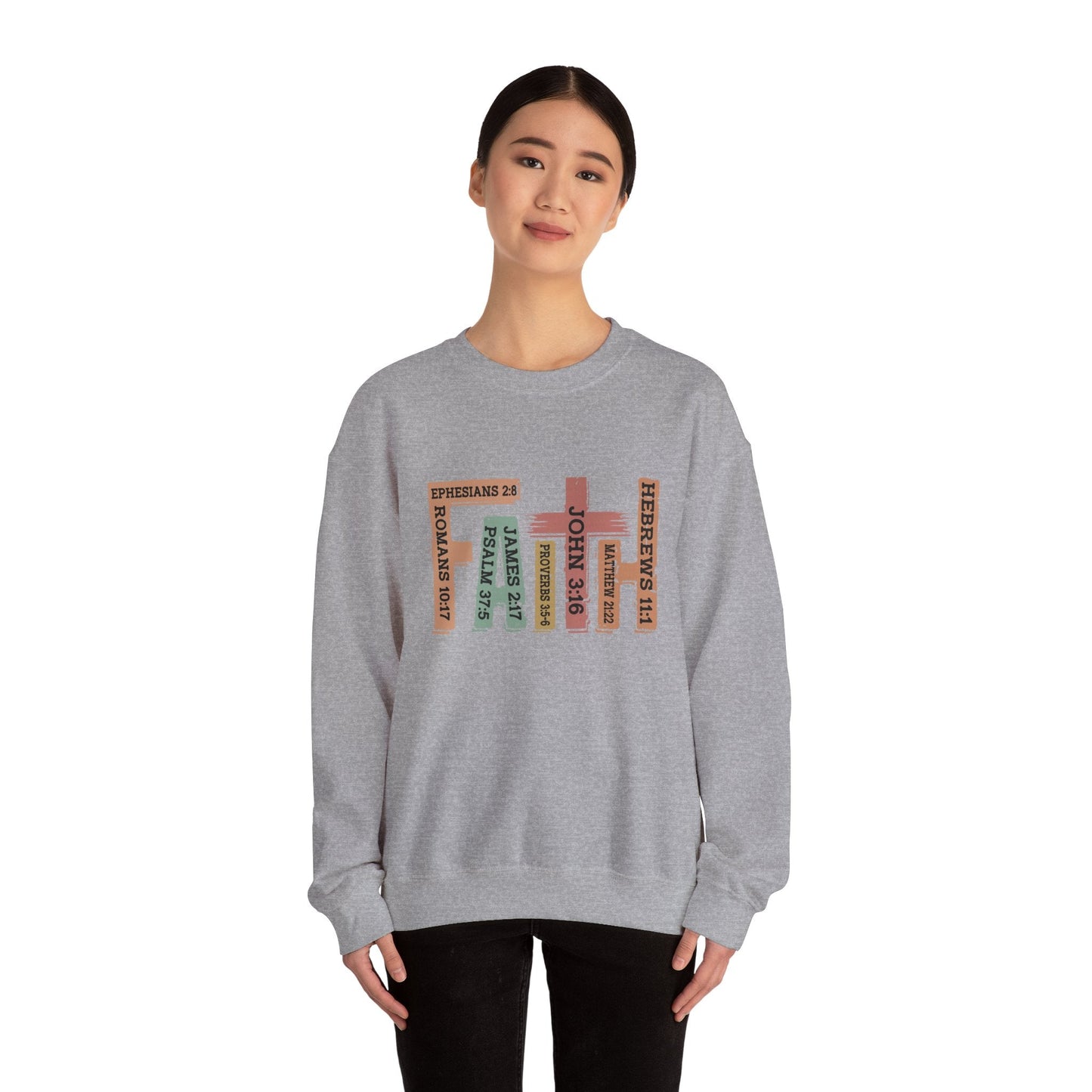 Faith Heavy Blend™ Crewneck Sweatshirt