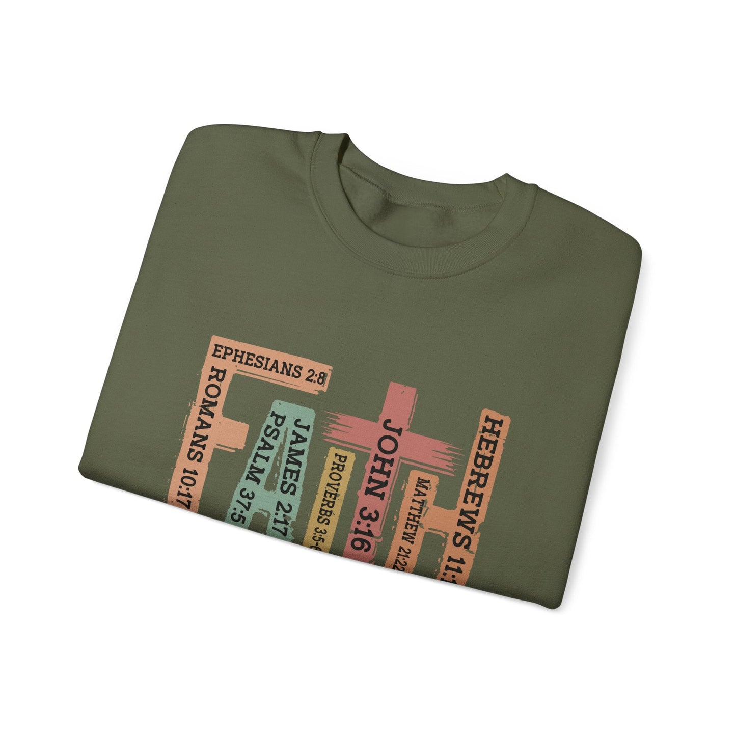 Faith Heavy Blend™ Crewneck Sweatshirt