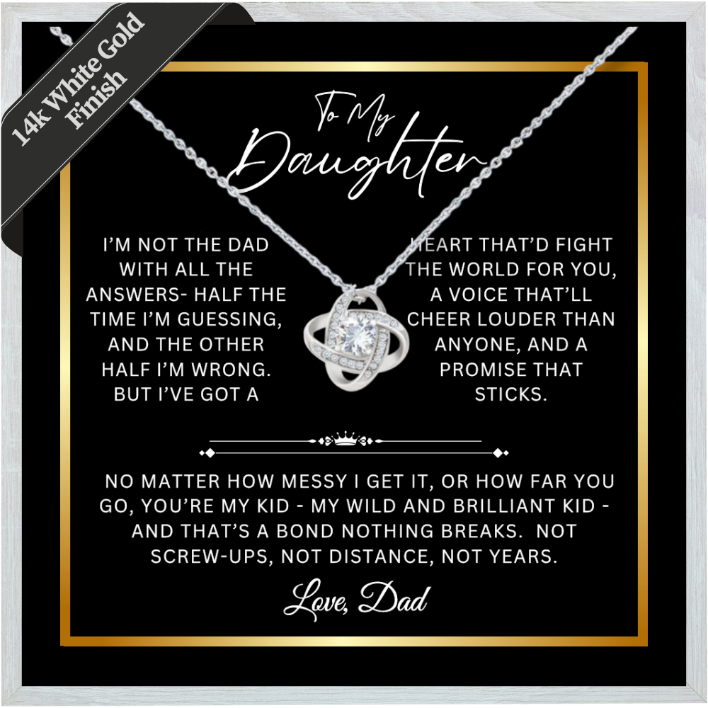 To My Daughter - Unbreakable Bond Necklace Gift Set - SS1030