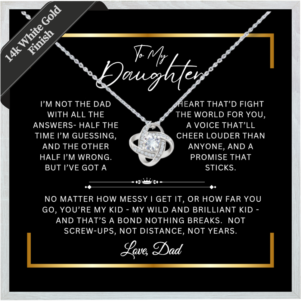 To My Daughter - Unbreakable Bond Necklace Gift Set - SS1020