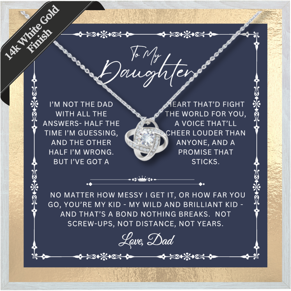 To My Daughter - Unbreakable Bond Necklace Gift Set - SS1050