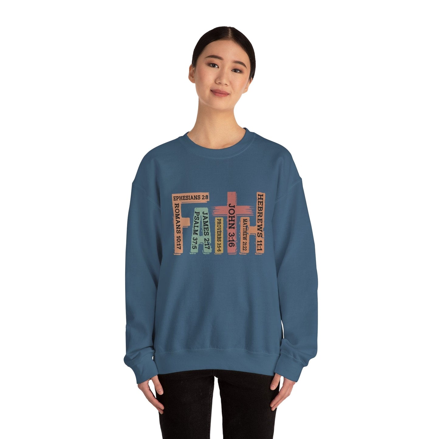 Faith Heavy Blend™ Crewneck Sweatshirt