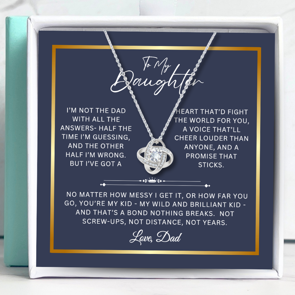 To My Daughter - Unbreakable Bond Necklace Gift Set - SS1040