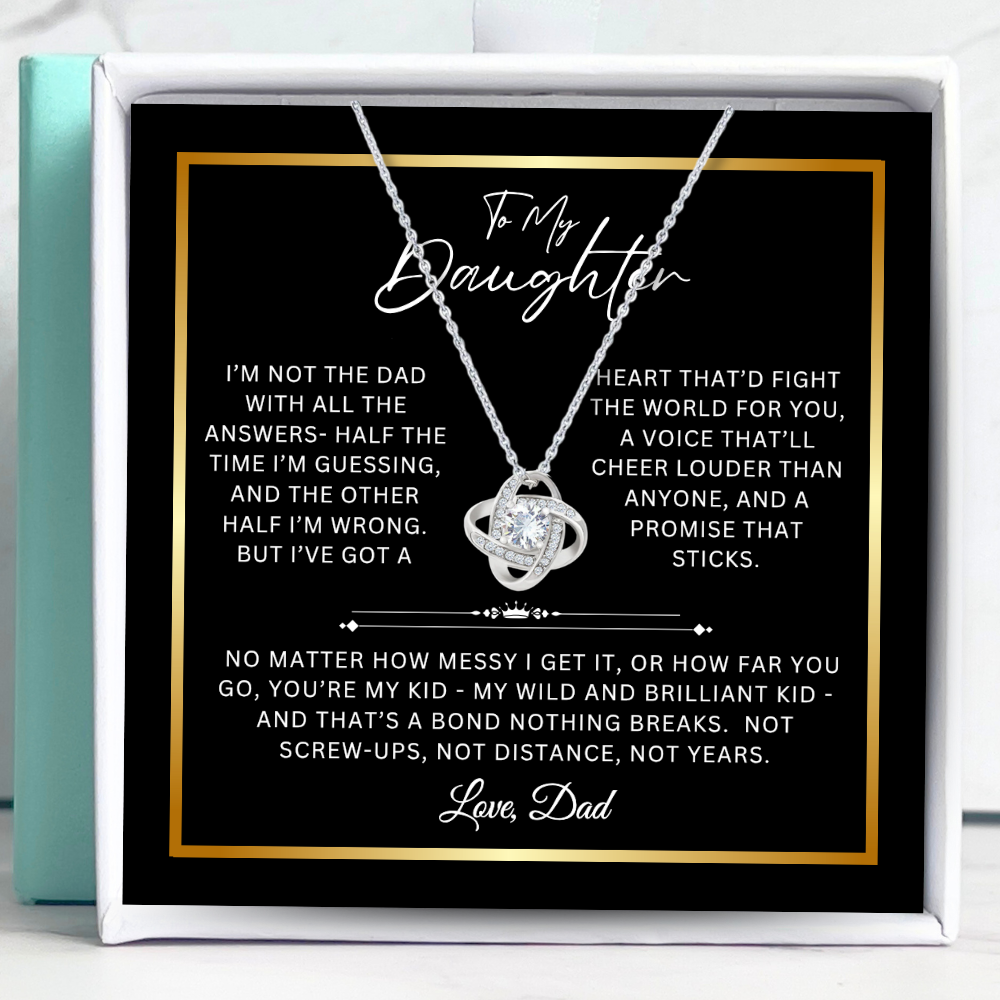To My Daughter - Unbreakable Bond Necklace Gift Set - SS1030