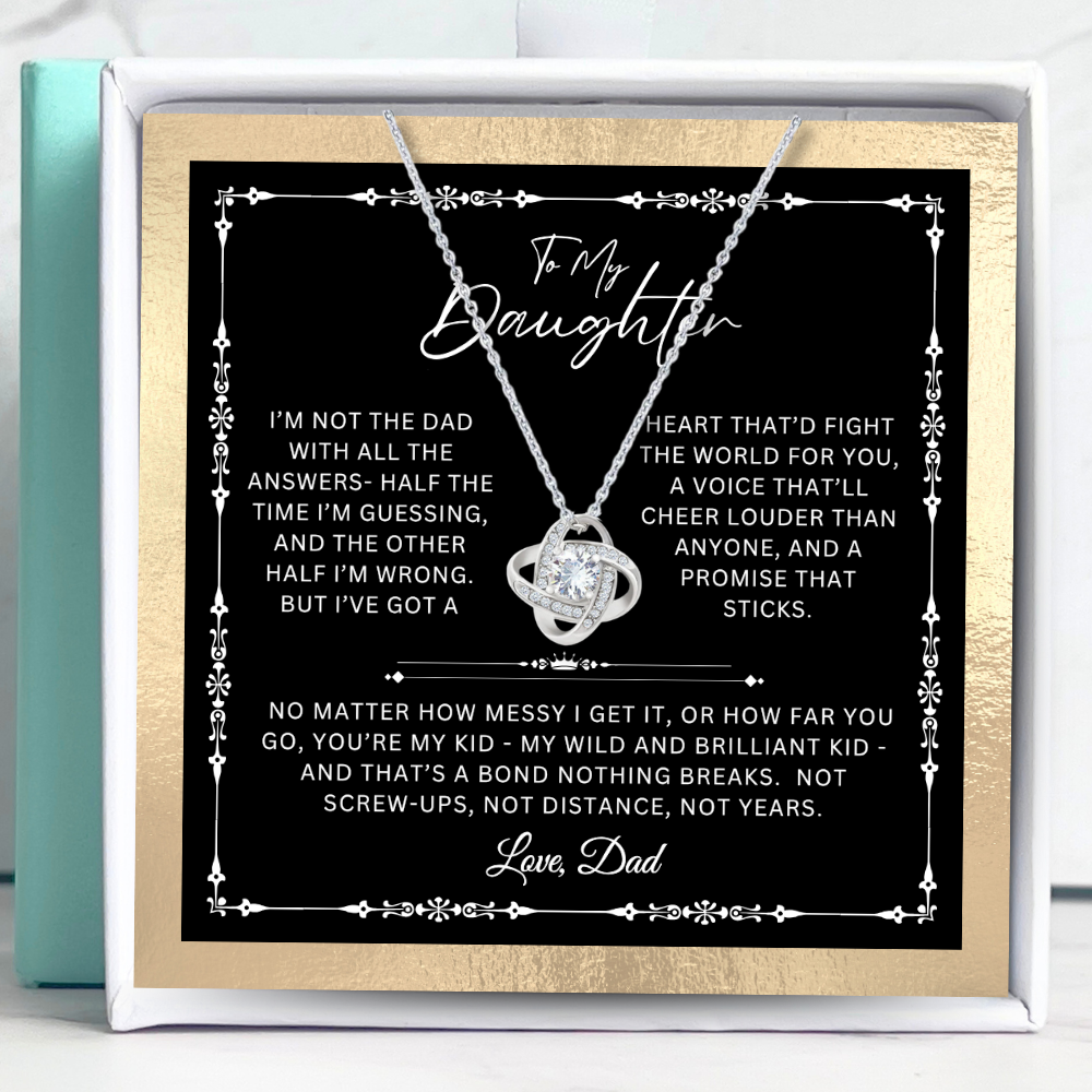 To My Daughter - Unbreakable Bond Necklace Gift Set - SS1060