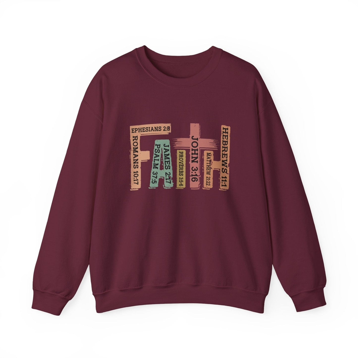 Faith Heavy Blend™ Crewneck Sweatshirt