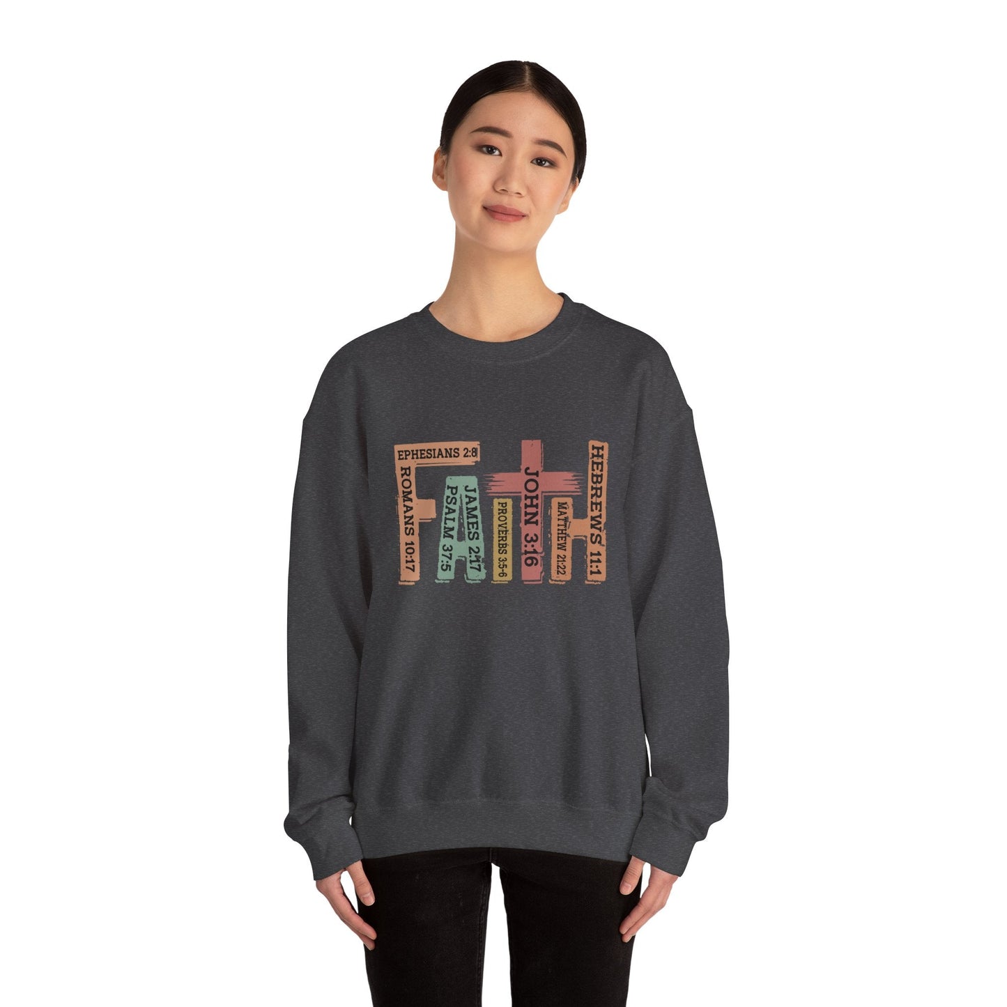 Faith Heavy Blend™ Crewneck Sweatshirt