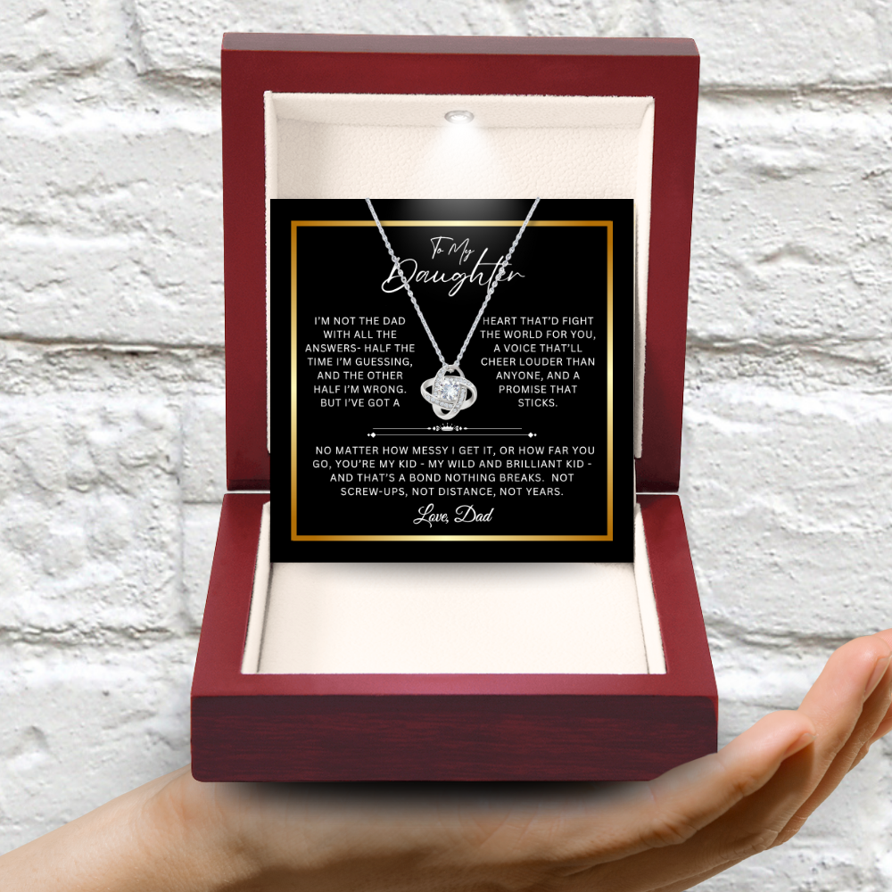 To My Daughter - Unbreakable Bond Necklace Gift Set - SS1030