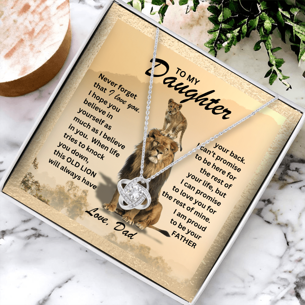 "A Dads Promise" Daughter Necklace Gift Set