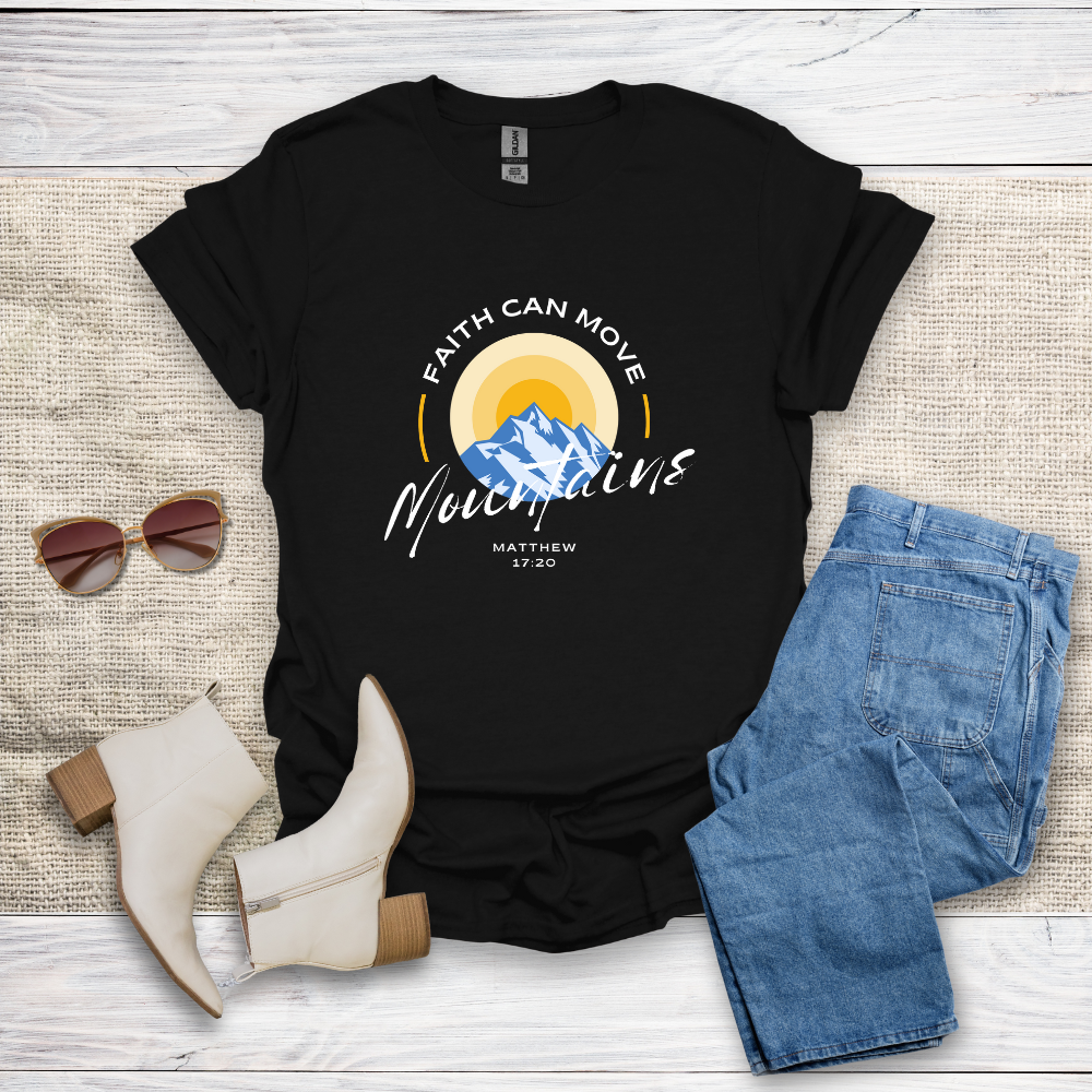 Faith Can Move Mountains Unisex Softstyle T-Shirt - SST305V1