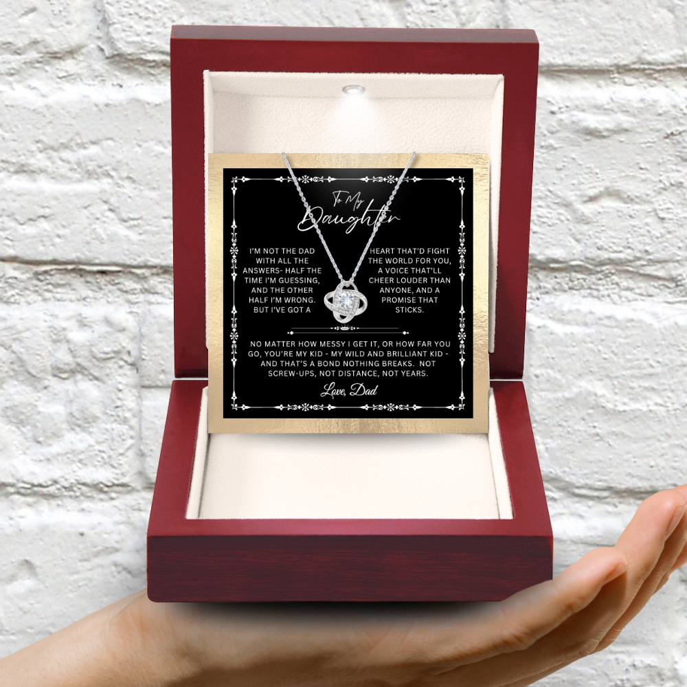 To My Daughter - Unbreakable Bond Necklace Gift Set - SS1060