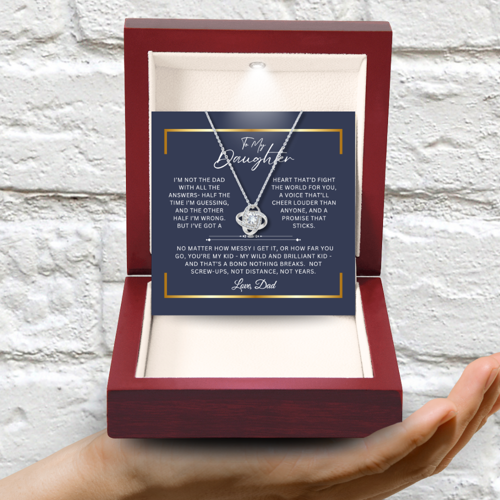 To My Daughter - Unbreakable Bond Necklace Gift Set - SS1010