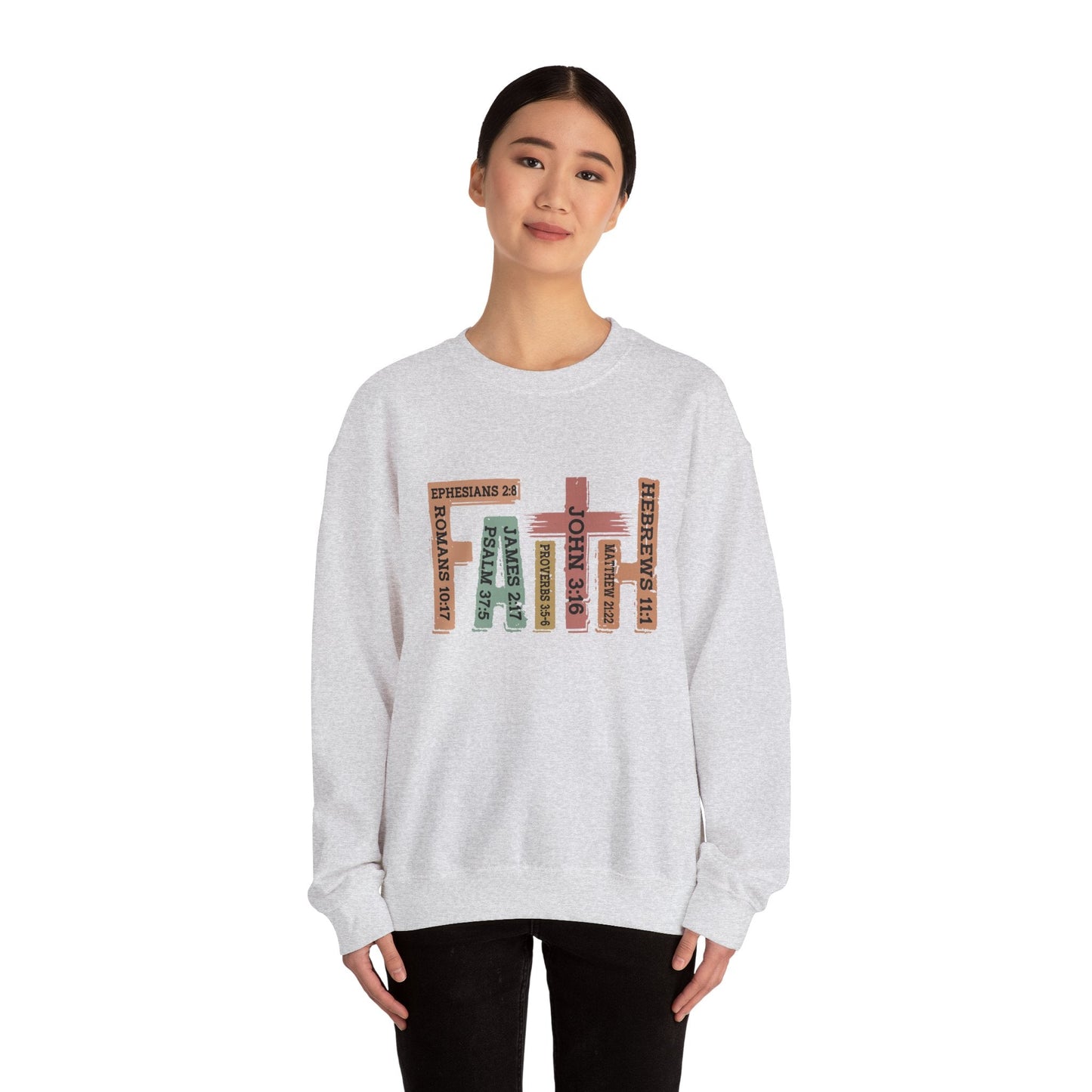 Faith Heavy Blend™ Crewneck Sweatshirt