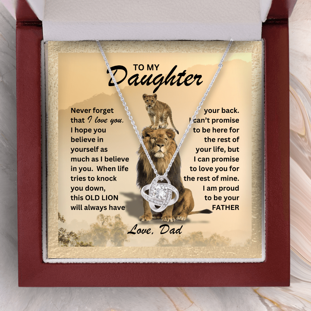 "A Dads Promise" Daughter Necklace Gift Set