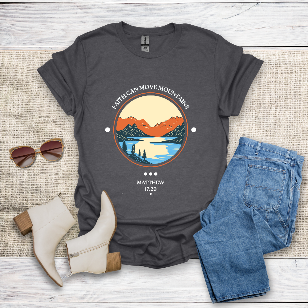 Faith Can Move Mountains Unisex Softstyle T-Shirt - SST305V2
