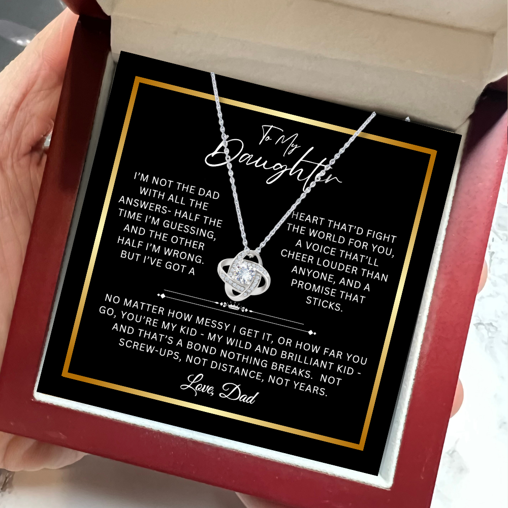 To My Daughter - Unbreakable Bond Necklace Gift Set - SS1030