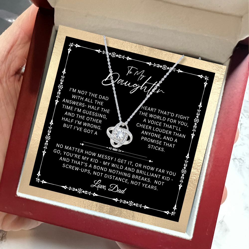 To My Daughter - Unbreakable Bond Necklace Gift Set - SS1060
