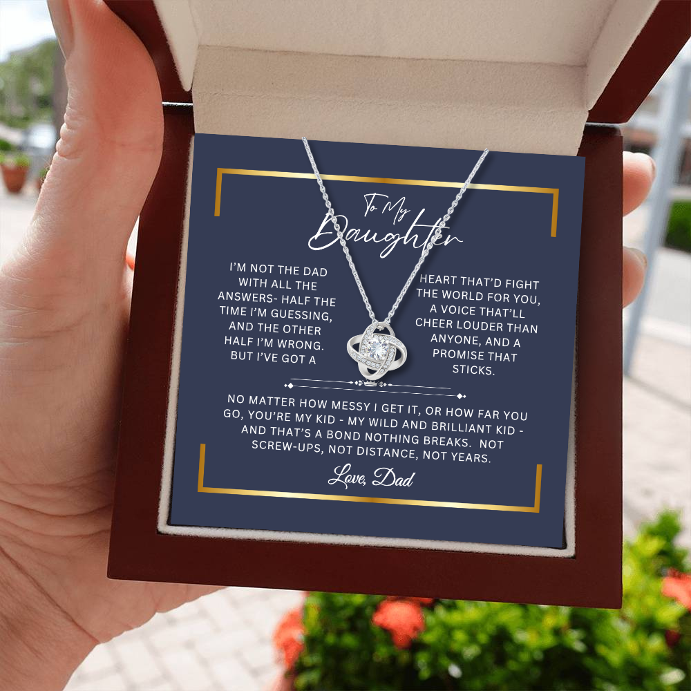 To My Daughter - Unbreakable Bond Necklace Gift Set - SS1010