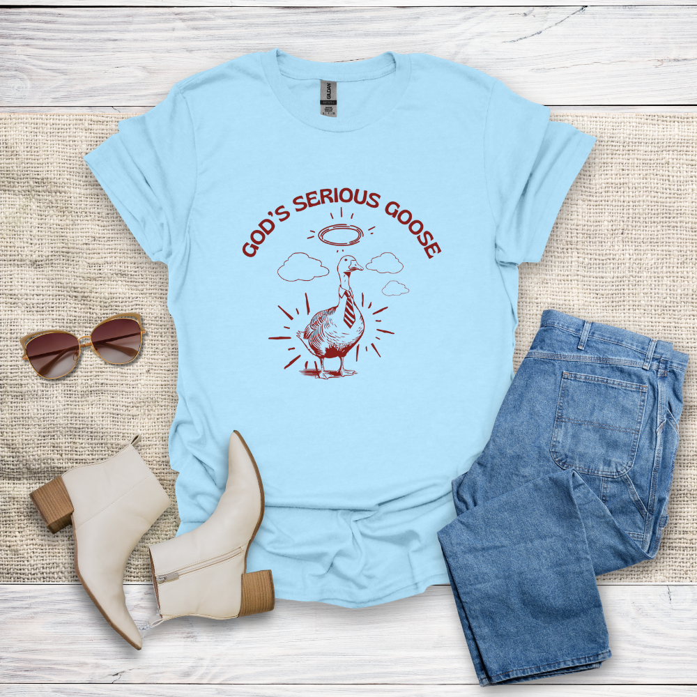 God's Serious Goose Unisex Softstyle T-Shirt - SST302