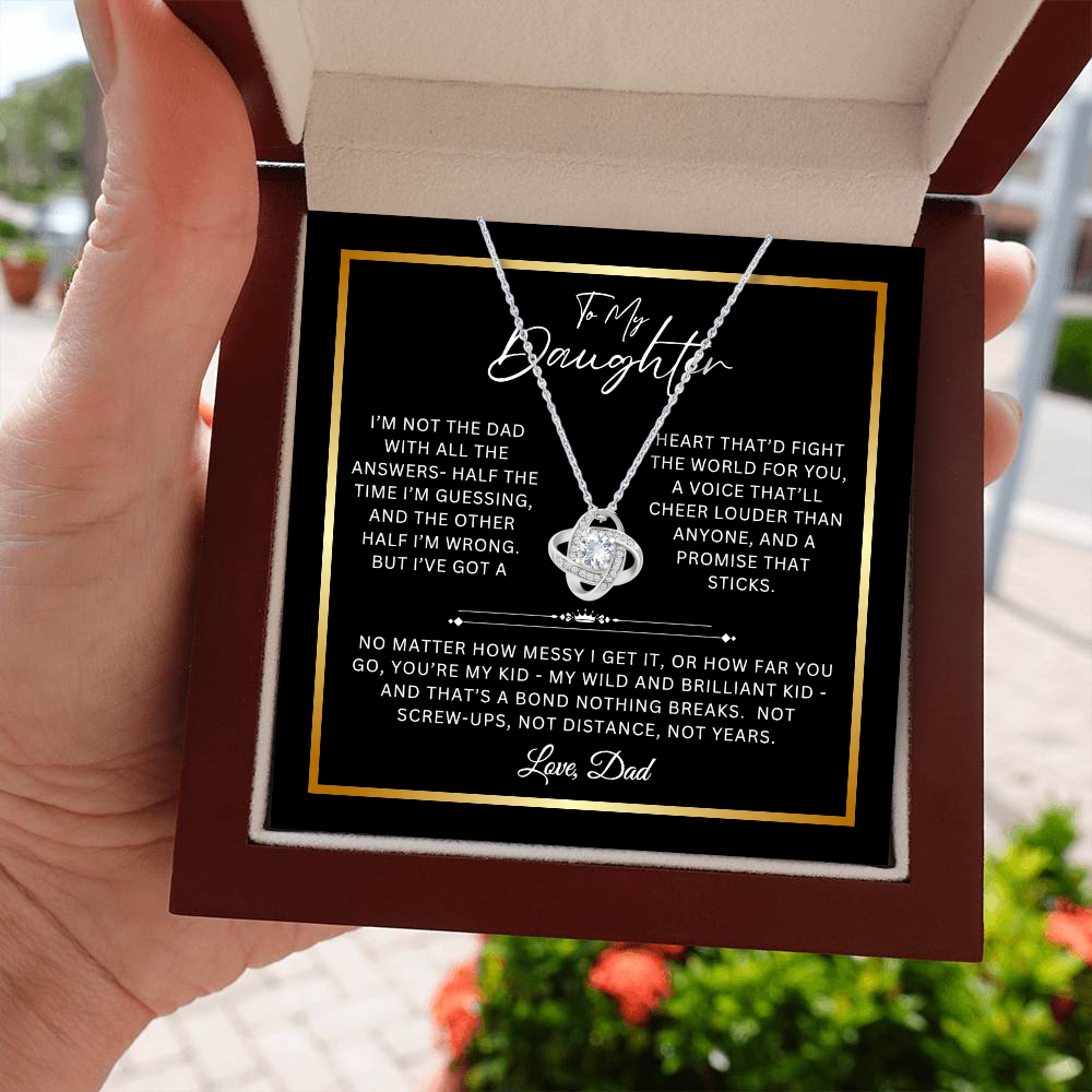 To My Daughter - Unbreakable Bond Necklace Gift Set - SS1030
