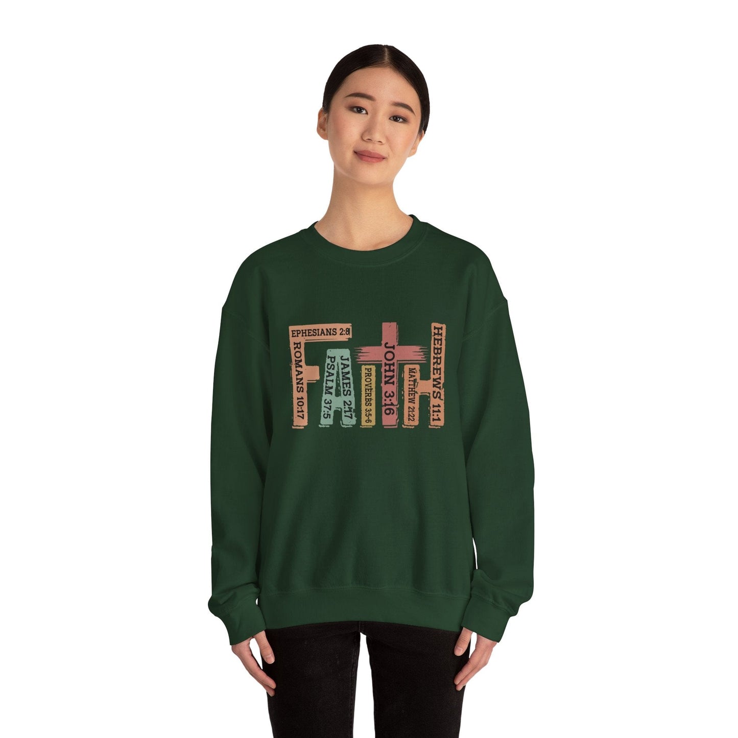Faith Heavy Blend™ Crewneck Sweatshirt