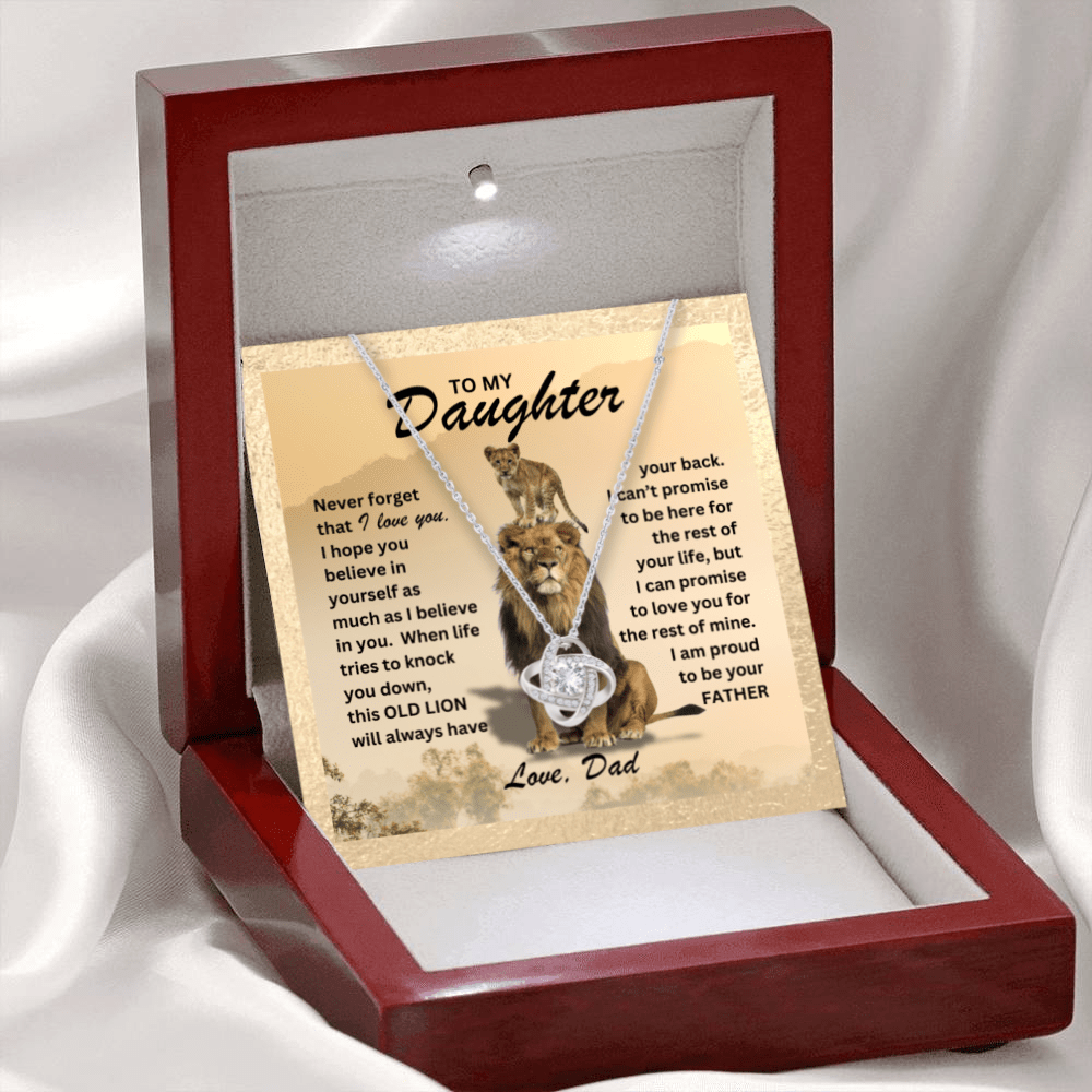 "A Dads Promise" Daughter Necklace Gift Set