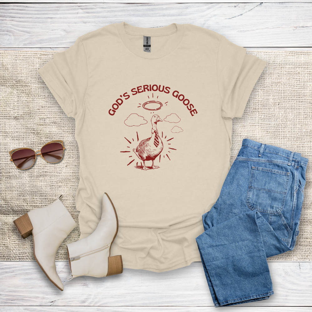 God's Serious Goose Unisex Softstyle T-Shirt - SST302