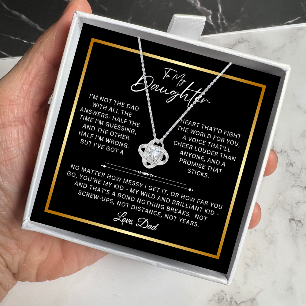 To My Daughter - Unbreakable Bond Necklace Gift Set - SS1030