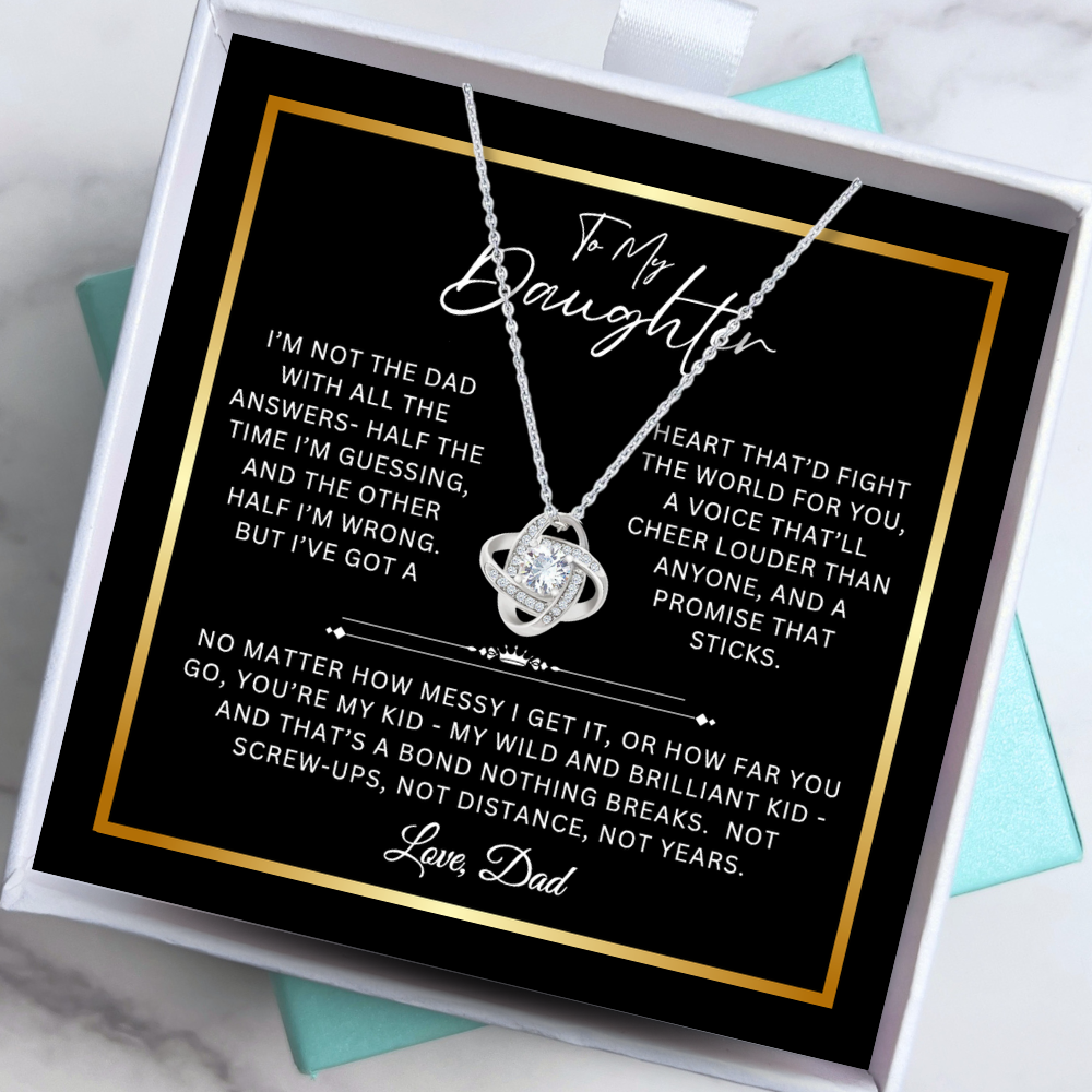 To My Daughter - Unbreakable Bond Necklace Gift Set - SS1030