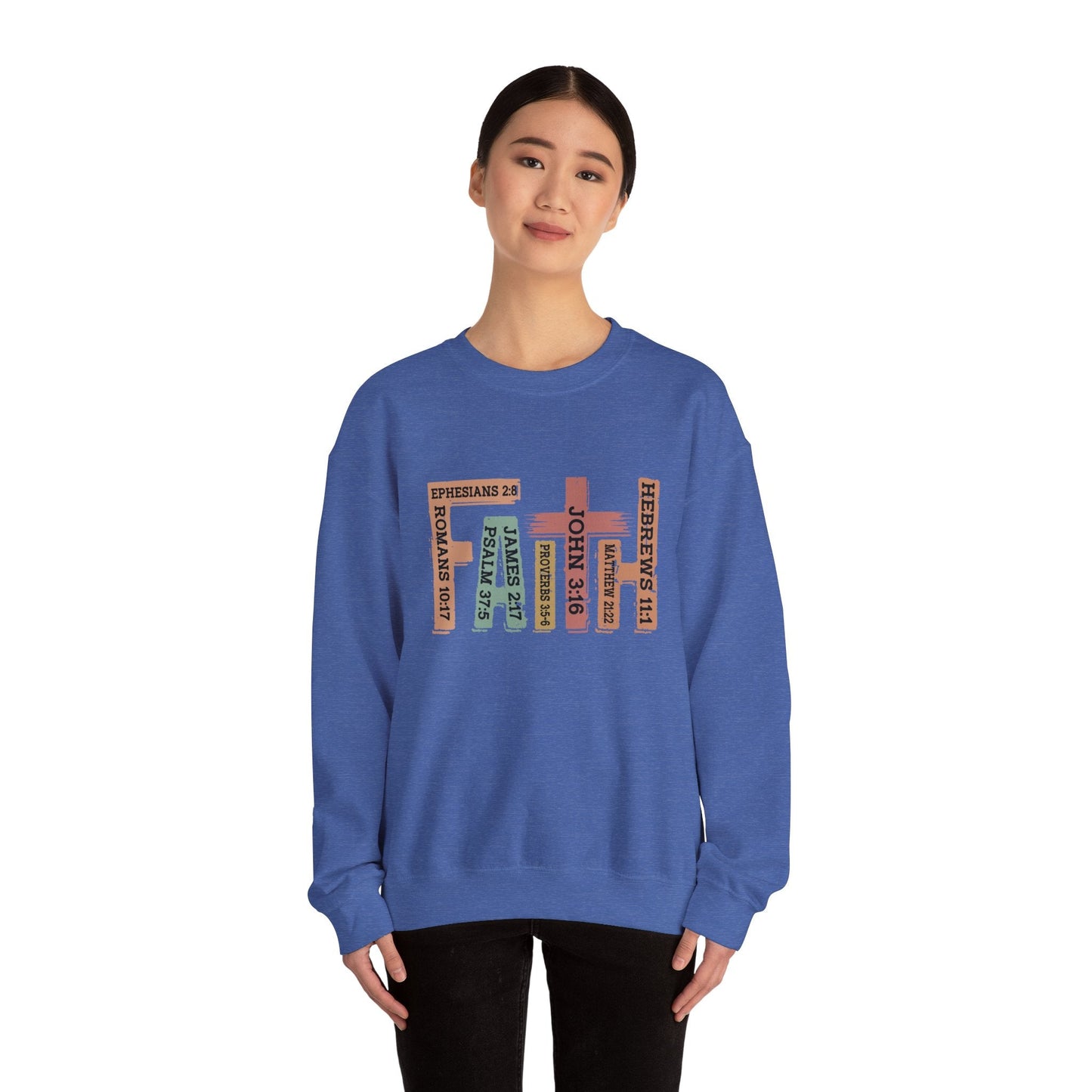 Faith Heavy Blend™ Crewneck Sweatshirt