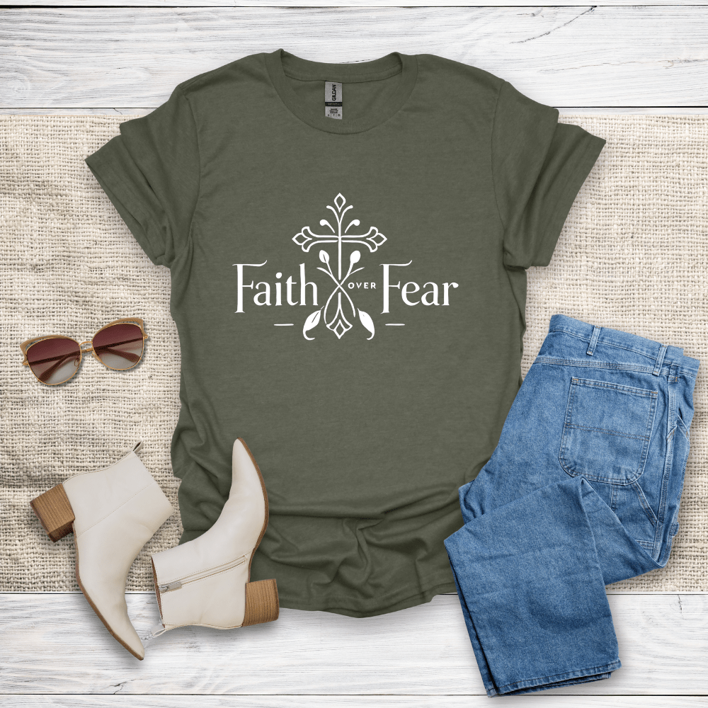 Faith Over Fear T-Shirt - SST308V1