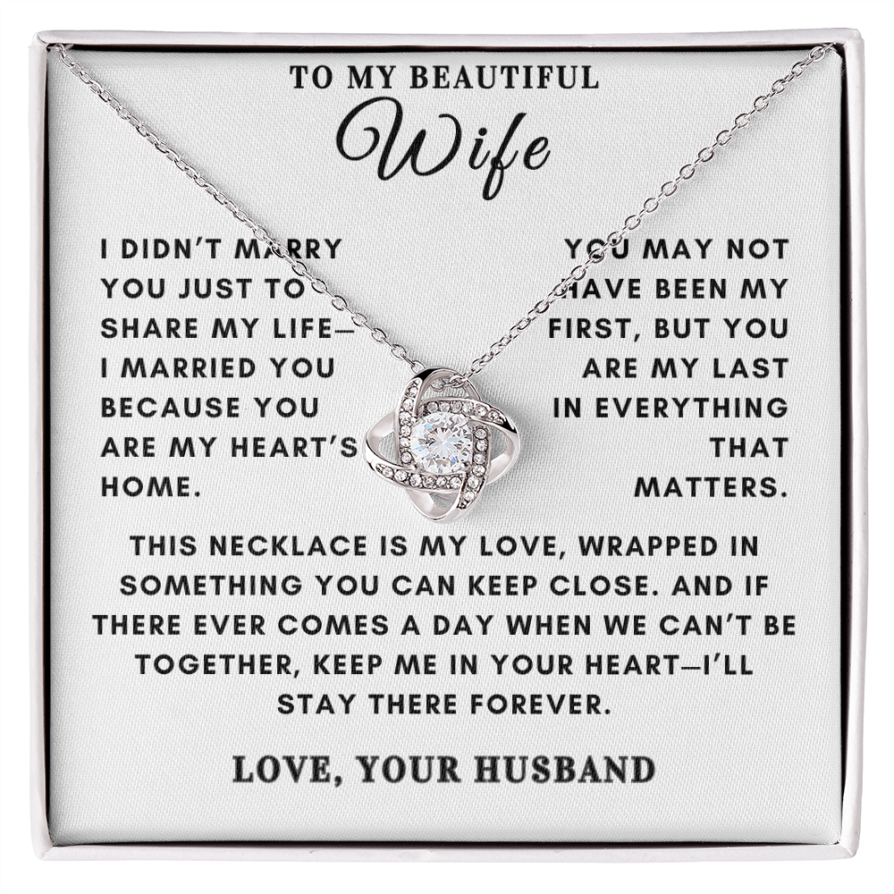 To My Beautiful Wife - Last In Everything Set - SS3228