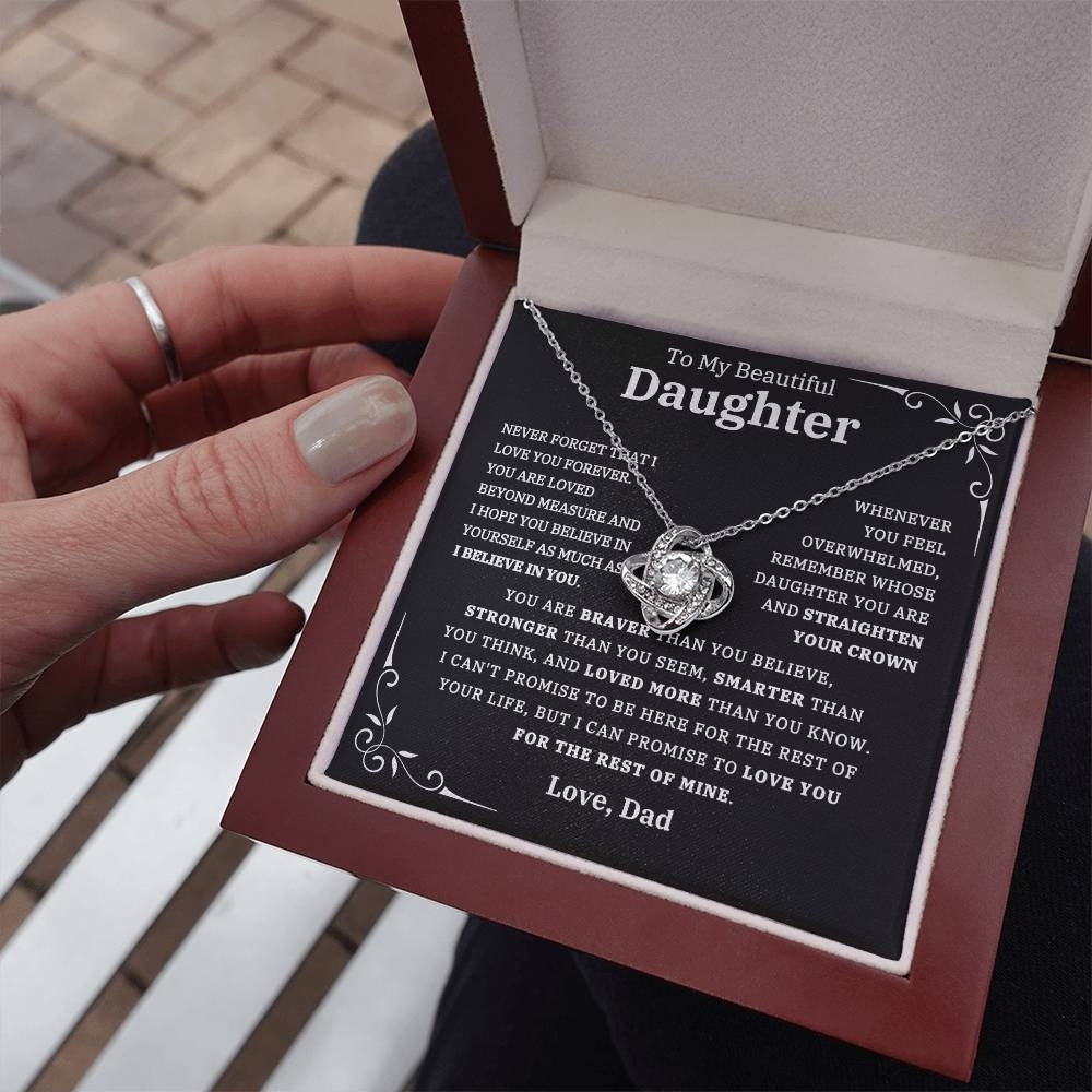 Courage and Grace: Necklace Gift Set for Daughter