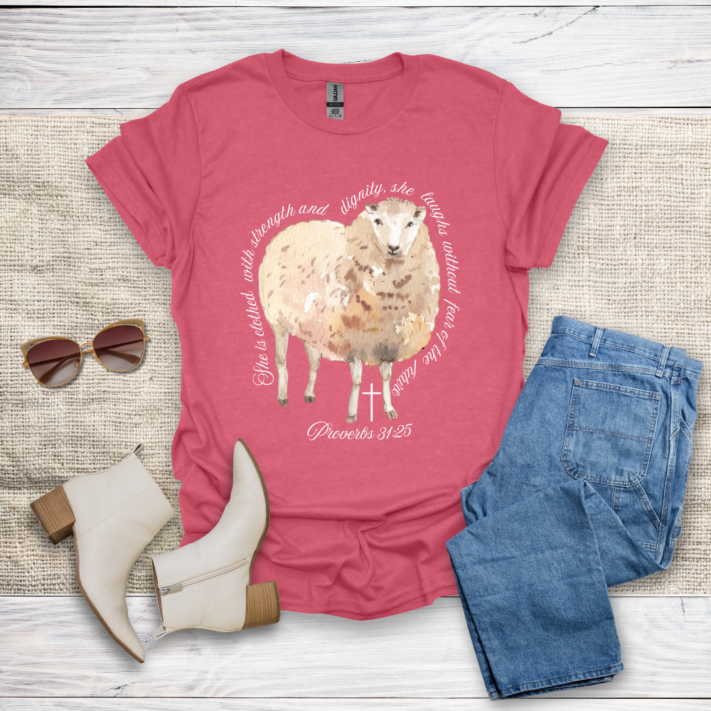 She Is Clothed With Strength & Dignity T-Shirt SST330V4