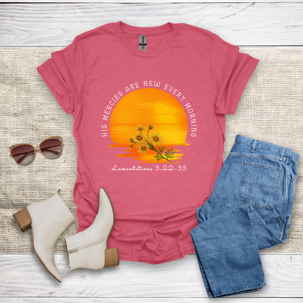 His Mercies Are New T-Shirt SST326V4