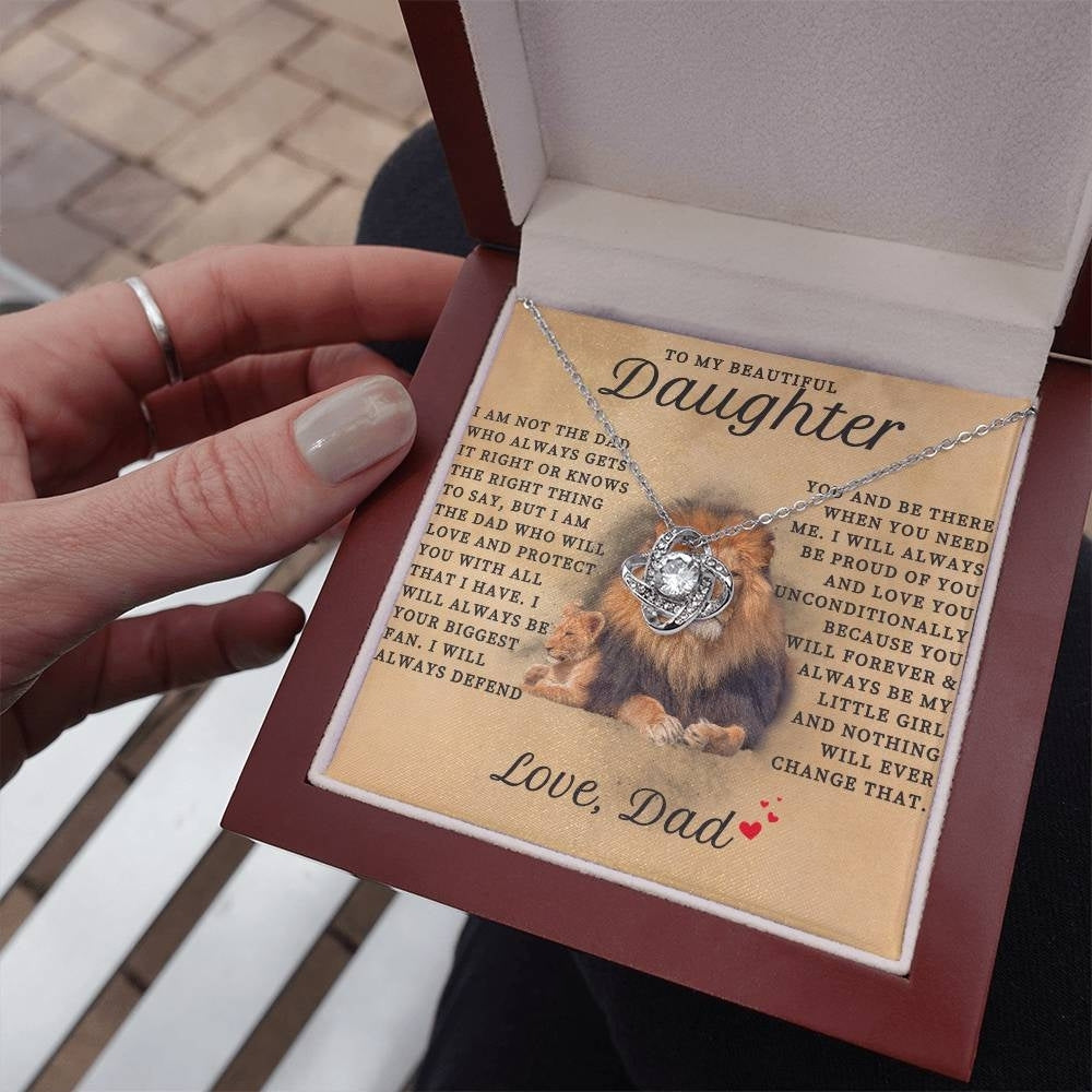 Lion Heart: Necklace Gift Set for Daughter