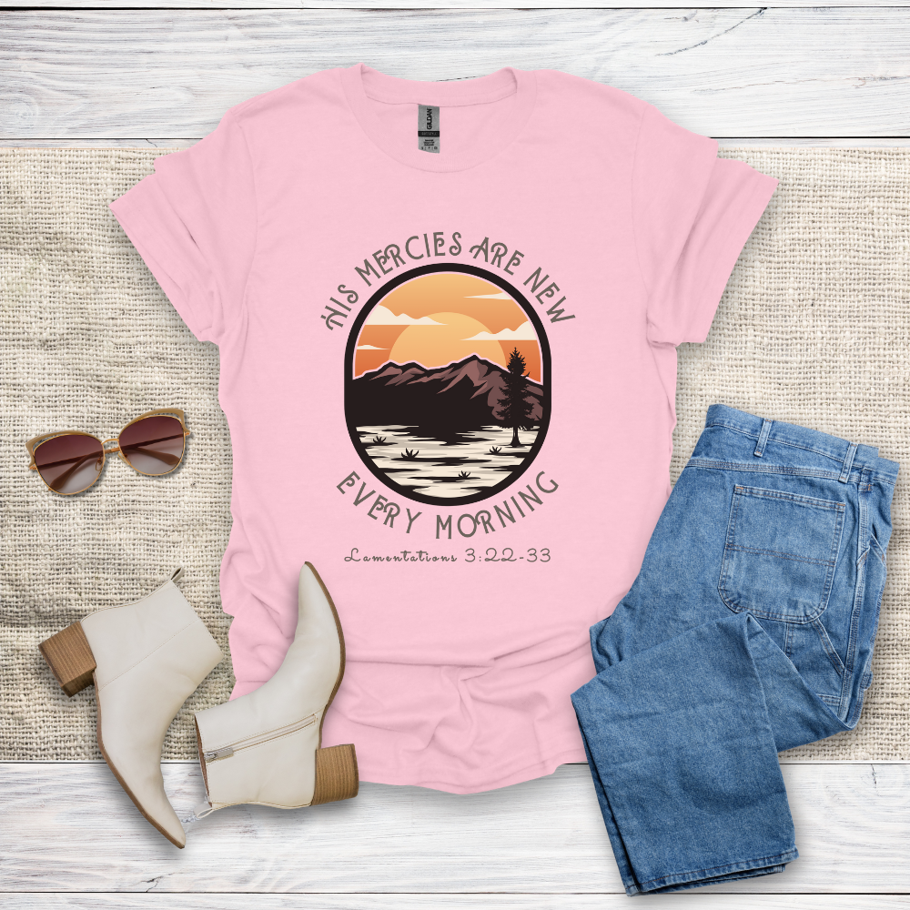 His Mercies Are New T-Shirt SST326V5