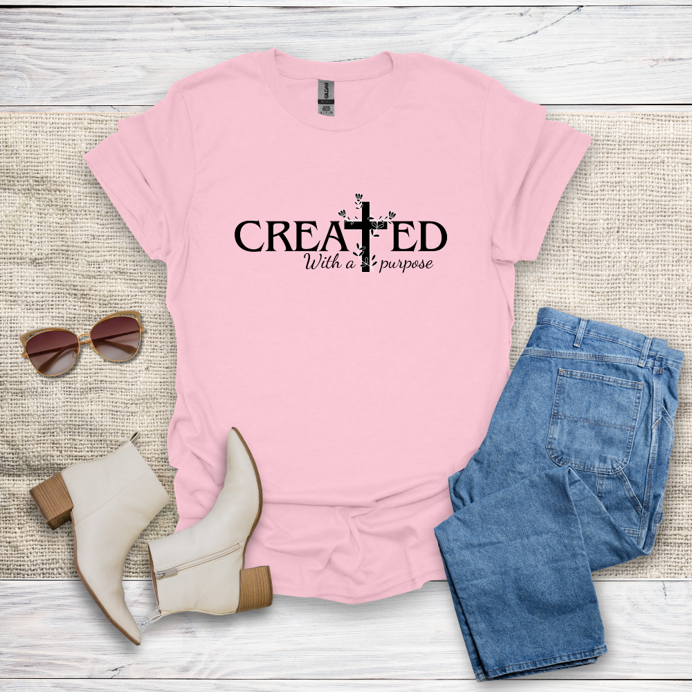 Created With A Purpose T-Shirt SST320V1