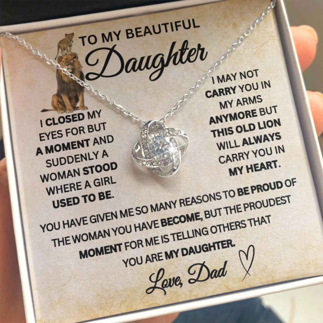 But A Moment Daughter Necklace Gift Set