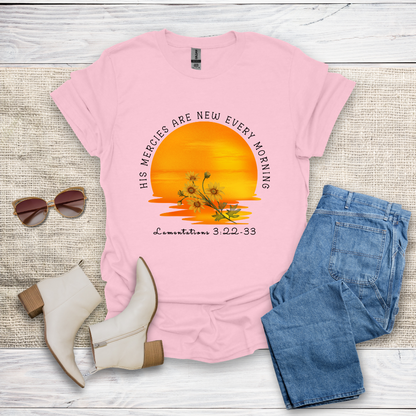 His Mercies Are New T-Shirt SST326V4