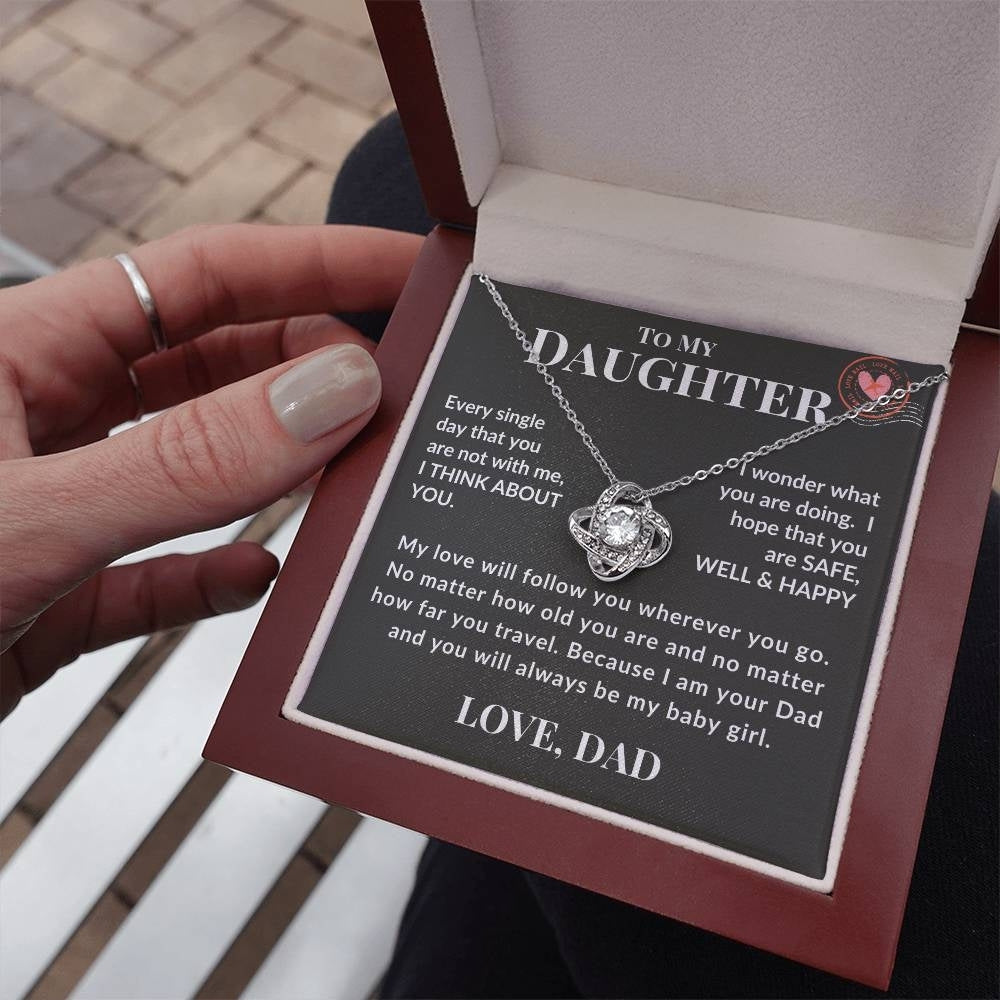 Endless Love from Dad: Necklace Gift Set for Daughter